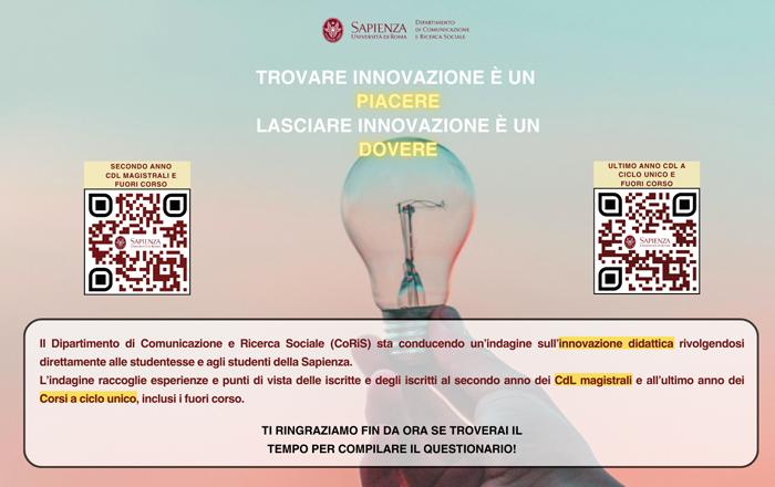 Indagine sull’innovazione didattica rivolgendosi direttamente alle studentesse e agli studenti della 