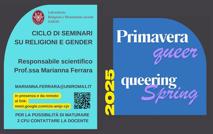 Ciclo di seminari Primavera Queer - Queering Spring