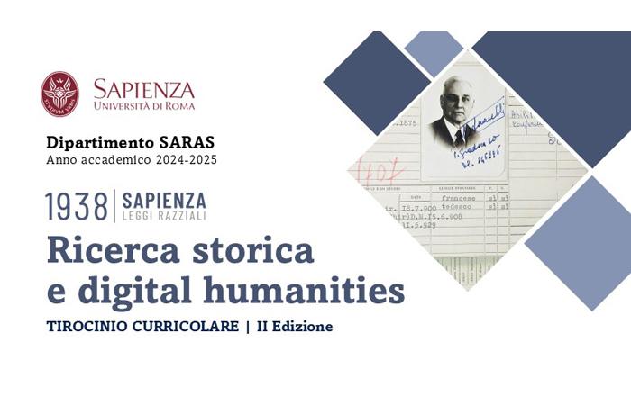 Tirocini curriculari: Ricerca storica e Digital Humanities